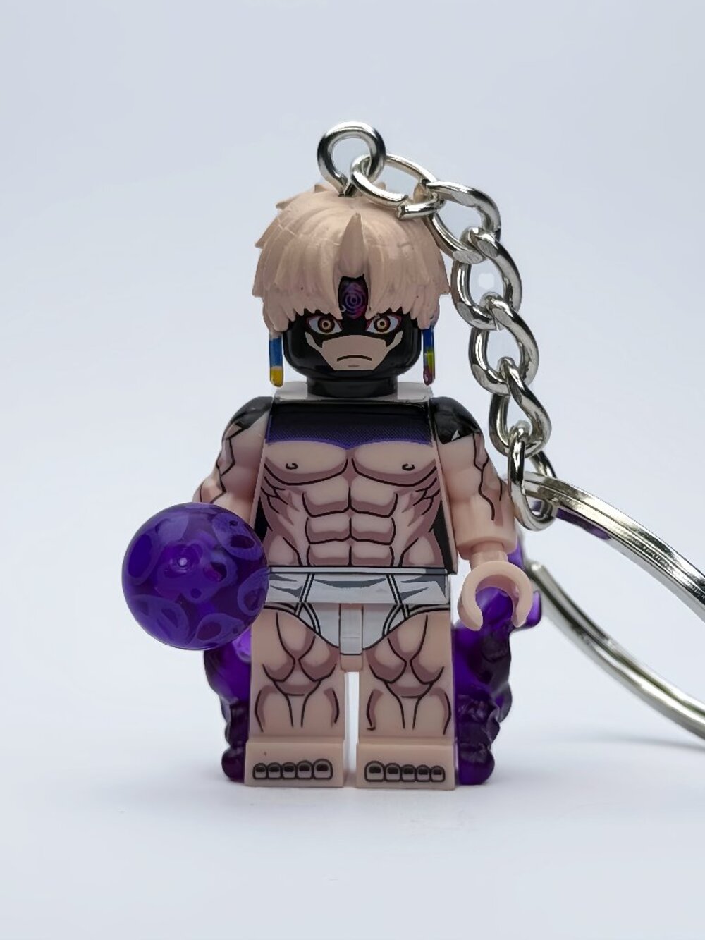 Dandadan Evil Eye Custom Minifigure Keychain